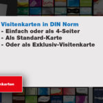 Visitenkarten drucken lassen